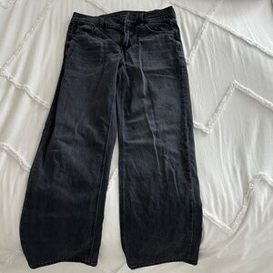 American Eagle Outfitters Gray High-Rise Jeans